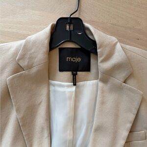 Maje Beige Women's Blazer